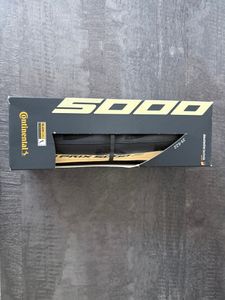 Pneu continental GP5000 crème 25mm neuf - 1