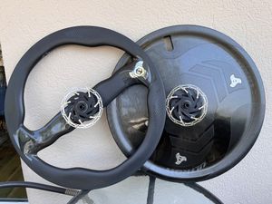 Roue lenticulaire + double bâton Ron wheels - 1