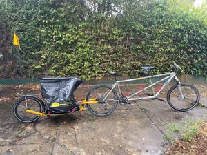 Tandem LAPEYRE + remorque mono-roue WEBER - 1