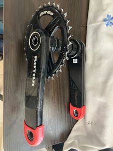 Pédalier vtt carbone Rotor Kapic  - 1