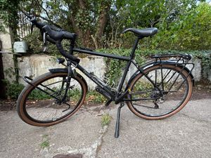 Vélo de voyage acier Cr-Mo 650B, taille M, dynamo ... - 1
