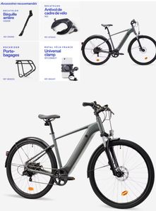 Vélo tout chemin électrique cadre haut, E-ACTV 100... - 1
