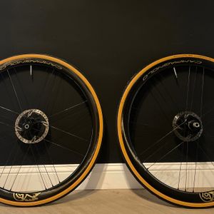 🔥Paire de roues Campagnolo SHAMAL Gold carbon pne... - 1
