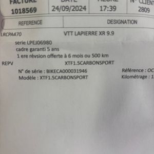 VTT carbone  - 1