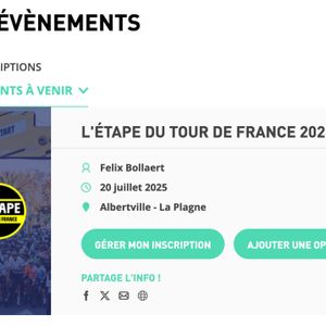 Dossard Etape du Tour 2025 - 1