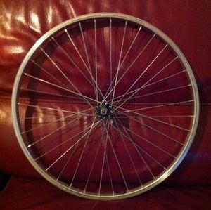 Roue 24" pouces avant en aluminium Grunert-Germany... - 1