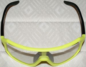 Lunettes de vélo - marque "SCVCN" - monture jaune ... - 1