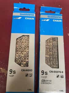2 chaines 9 vitesses 138 maillons SHIMANO - 1