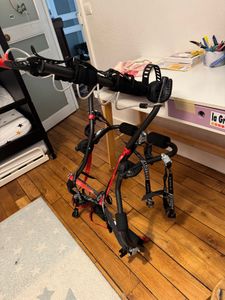 Porte vélos Mottez Shiva 3 vélos fixations barres ... - 1