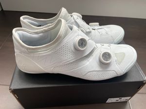 Chaussures Vélo Route Specialized Sport – Homme/Femme – Blanc/Rouge – Pointure 45 (peu Portées)