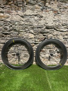 paire de Mavic Cosmic SL 65 Disc 3K 2024 + GP5000S... - 1