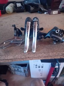 Mini groupe campagnolo record racig triple plateau... - 1