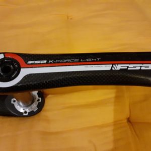 manivelles pédalier FSA K-force light (carbone) - 1