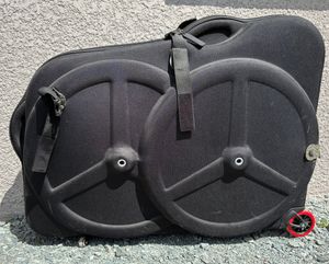 Housse de transport rigide pour vélo avec roulette... - 1