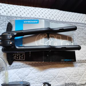  TRIATHLON LOT AEROBAR BIDON-PORTE BIDON CARBONE 1... - 1