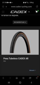 Pneu gravel cadex ar 700/40 - 1