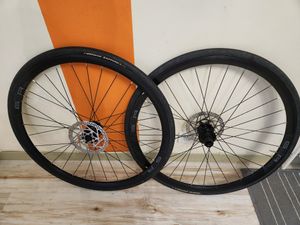 Paire de roues HBC GXR 622×18 – avec pneus et disq... - 1