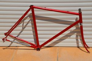 Cadre et fourche de vélo de course vintage Colnago... - 1