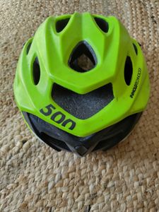 Casque BTWIN 500 jaune fluo - 1