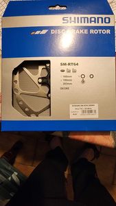 Disque shimano smrt64 180 center lock  - 1