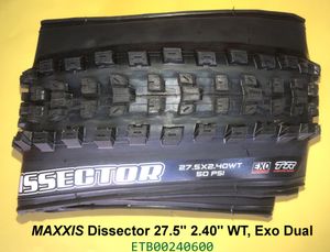 Pneu VTT 27.5"x2.40" MAXXIS DISSECTOR, Dual, Exo, ... - 1