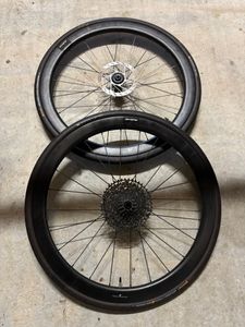 Roues carbone Scope S4 disque, 45 mm, roue libre X... - 1