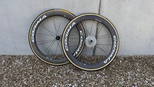 Paire de roues Corima Carbone 58 mm WS Black DX Tu... - 1