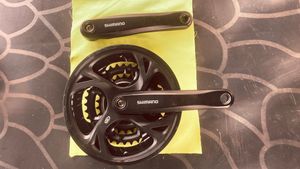 Pédalier Triple Shimano 6/7/8/9V – 48/38/28 – Axe ... - 1
