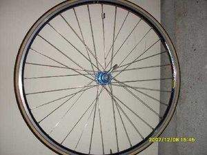 Roue avant montage artisanal - 1