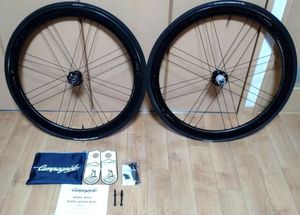 Paire De Roues Campagnolo Chorus 10 Vitesses Noir - Neuve (avec étiquette)