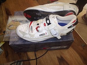Chaussures Neuves Sidi carbon ergo 3 scarpe blanc ... - 1