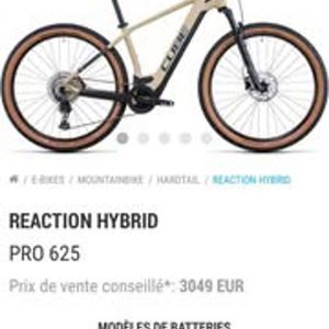 Vélo électrique Réaction Hybrid Pro 625‼️100 km se... - 1