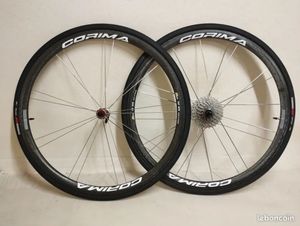 Roues carbone Corima ws 32 à pneus, vélo route cou... - 1
