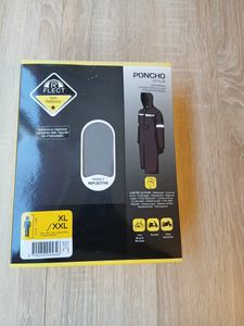 PONCHO CYCLISTE R FLECT NOIR XL/XXL RETRO REFLECHI... - 1