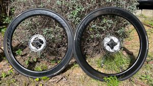 Roues carbone 50mm disque / pneu - 1
