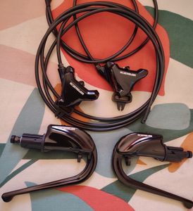 Paire leviers de freins a disque riderever tt - 1