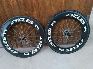 Paire Roues Carbone Cycles 14 80 Mm Boyau - 1