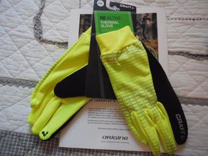 GANTS  ET BONNET HIVER CRAFT TAILLE 9  XXL JAUNE  ... - 1