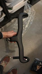 COCKPIT SYNCROS IC-R100-SL BLACK MATT 380X90MM - 1