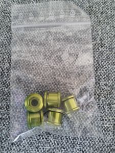 5 vis de plateaux Carbon-Ti x-fix route 5 trous ve... - 1