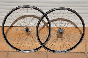 Paire de Roues Ambrosio Focus TBQ - 36 rayons - 9 ... - 1
