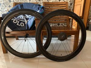 Paires de roues campagnolo wto 45 à patins - 1