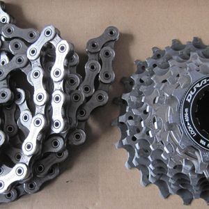 cassette & chaine SHIMANO Dura-ace 9000 (11v) 11-2... - 1