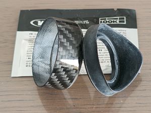 bague carbone et caoutchouc pour jeu direction loo... - 1