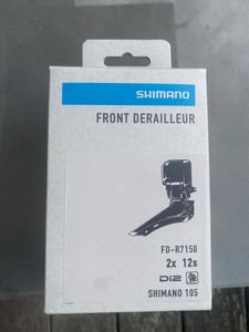 Dérailleur avant Shimano 105 Di2 2x12 vitesses - 1