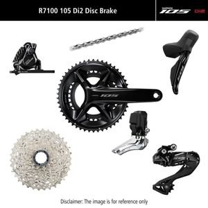 Groupe Complet 105 Di2 R7100 Disque - 1