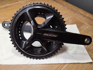 Pédalier SHIMANO 105 12V 52 36 172,5mm plateaux ne... - 1