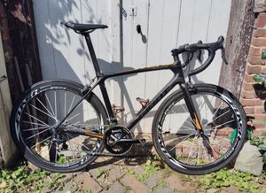 Giant tcr noir et orange roue flash wheels - 1