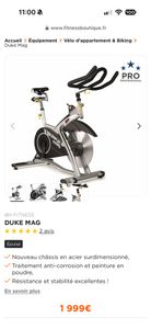 Vends BH Fitness Duke Mag - 1