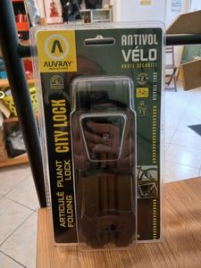 ANTIVOL ARTICULE "CITY LOCK" L85CM  D5MM+ SUPPORT - 1